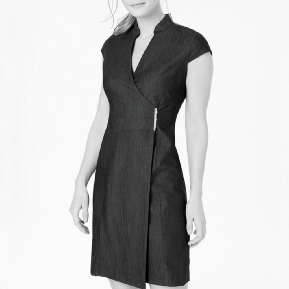 Calvin Klein Work Dress Grey